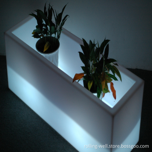 Waterproof LED Flower Planter/LED Lighted Planters/Outdoor LED Flower Pot
